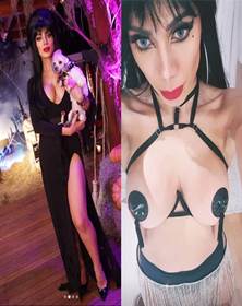 Cantora Anitta Safada Exibiu Os Peitos na Festa de Halloween